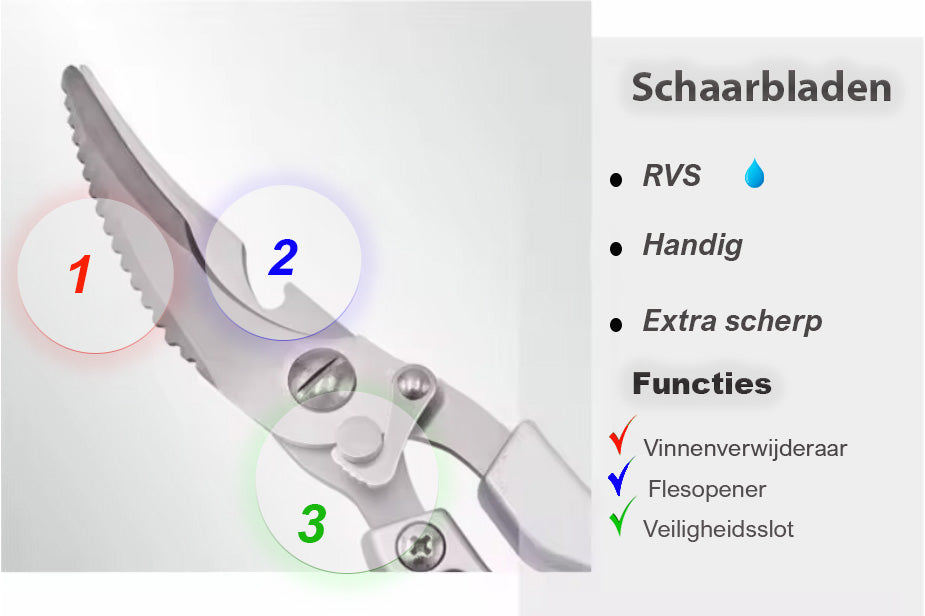 Multifunctionele vleesschaar