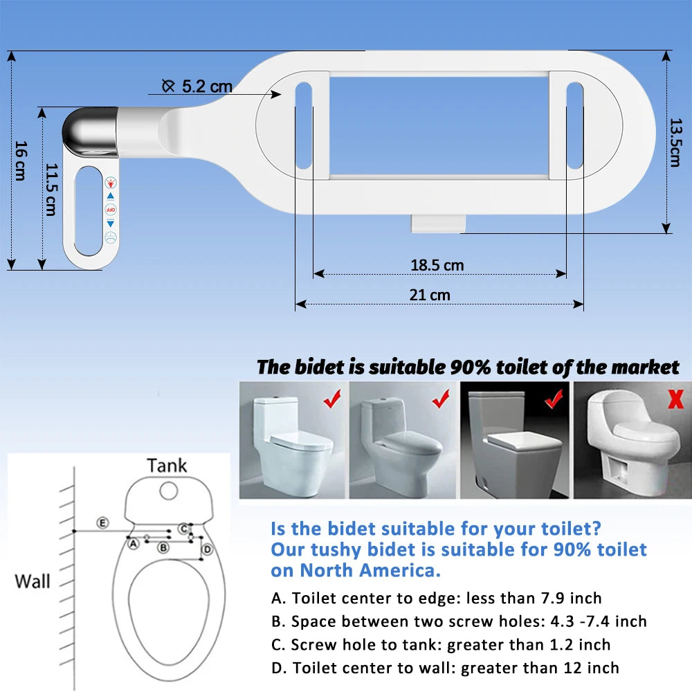 SlimSpray Adjustable Bidet