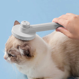 Dual-Action Pet Hair Remover Brush for Cats and Dogs