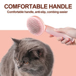 Dual-Action Pet Hair Remover Brush for Cats and Dogs